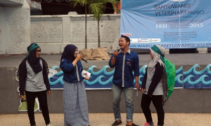 Sosialisasi Mahasiswa Fakultas Kedokteran Hewan UNAIR Surabaya