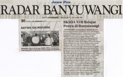 Kunjungan BKSDA NTB