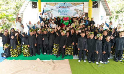 Sosialisasi Kepada Siswa SIswi TK Pembina